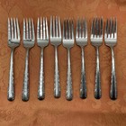 Lot Of 8 Sterling Silver Salad Forks Candlelight By Towle 6 5    280gr