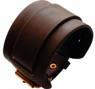 Men s Punk Medieval Gothic 2pcs Brown Black Leather Belt Wristband Cuff Bracelet
