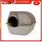 Omega Paw Inc  - Self-cleaning Litter Box- Brown-taupe Large - Ralg4