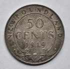 1919-c Newfoundland 50 Cents - Silver