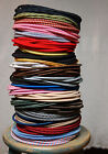 20  Cloth Covered Round Electrical Cord - Vintage Fabric Braid Lamp Pendant Wire