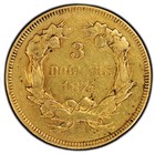1874 Three Dollar Indian Gold Coin  3 Vf Details Pcgs