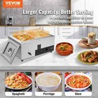 2-pan Commercial Food Warmer 2 X 12 Qt  Electric Steam Table 1500-watts Countert