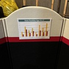 Tri-fold Table Top Display Board  Panels Are Each 32x18 In   Double Sided