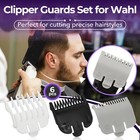 6 Pcs Clipper Guard Set For Wahl  Premium Nylon Trimmer Guards For Wahl  1 2    