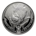 2020 South Africa Big Five  5  Rhino 1 Oz Bu Silver Coin -- In Blister Pack