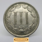 1866 Three-cent Piece  3 Cents Nickel  Scratched -  c48673nq