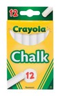 Crayola 51-0320 Non-toxic White Chalk  pack Of 36 