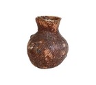 Antique Apache Pitched Basket  Water Jar  Tus