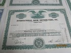 Various  Company  Stock Certificates 8  Lot  Ephemera 1953-1970 Nice Lot