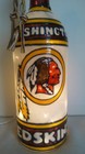 Washington Redskins Inspired Bottle Lamp Hand Painted Stained Glass Look 