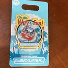 Disney Transport Skyliner Mickey Minnie Scenic Postcard On The Way To Fun  Pin