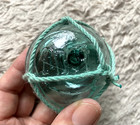 Rare Japanese Antique Glass Float      dd G    Mark   Net     Hand-blown     2 4 