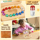 Wooden Tooth Boxes Lost Teeth Box Wooden Baby Tooth Holder Toddler Milk Teeth