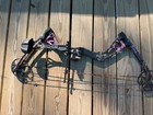 Timber Compound Bow Pink Purple Camo W  Quiver   Arrow Rest May Need String