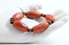 Old Tibetan Chinese Carnelian Pema Raka Bracelet Millennium Amulet Antique