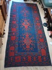 Rare 19thc Antique Caucasian Avar Kilim Reversible Wool Geometric Rug 59 x129 