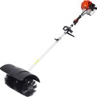 Gas 52cc 2-stroke Snow Broom Sweeper 21x10  Brush Epa Certified For Winter
