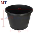 10 Pack 10 Gallon Heavy Duty Large Nursery Pot Plant Garden Flower Container