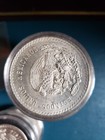 1948 Mexico Silver Cinco 5 Pesos - Cuauhtemoc -  90 Silver Large Coin