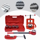 Pipe Threader Ratchet Typeand5 Dies Set Pipe Cutter Threading Tool 1 2  Up To 2 