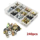 Besulen Car Dashboard Trim Clips  240pcs 12 Sizes Dashboard Trim Fixing Rivets