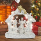 Nativity Set With Manger  Led Lights Christmas Nativity Scene Set Indoor Decor