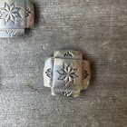 Southwestern 5 Button Covers 0 875 Inch Zia Sacred Sterling Mix Metal 21 9g