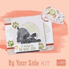 Stampin  Up  Complete Card Kit By Your Side Stamps   Ink Spot Cats Dog Pet