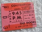 The Doors Original__1968__concert Ticket Stub__asbury Park