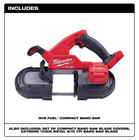 Milwaukee 2829-20 M18 Fuel 3-1 4  X 3-1 4  Compact Variable Speed Band Saw  Bare