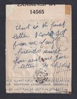 Egypt 1943 Ww2 Censored Airmail Cover Cairo To Berkeley California Usa