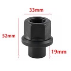 20 Pack 33mm M22x1 5 X 19mm Sleeve Wheel Lug Nuts M22-1 5x19mm Skirt Flange New