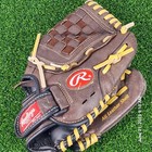 Rawlings Highlight Series 11in Rht Baseball Glove Basket-web Leather H110brnc