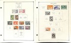 Gold Coast Stamp Collection On 7 Scott International Pages  1884-1953  bc 