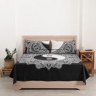 Yin Yang Mandala Bed Sheet Cotton Tapestry Bohemian Bedspread Queen Wall Hanging