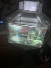 Sunlit Gardens -thomas Kinkade 2006 Hanging Stained Glass Prism   3d Suncatcher