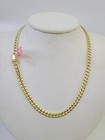 Real 14k Gold Necklace Miami Cuban Link Chain 24 Inch 6mm Box Clasp  Mens Hollow