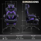 Ergonomic Gaming Chair For Adults  Office Recliner Comfortable Computer Chair