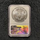 2017   1 Silver American Eagle Ngc Ms69 White Core
