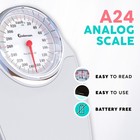 Adamson A24 Scales For Body Weight - Up To 350 Lb - New - Anti-skid Rubber Su