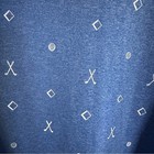 Pga Tour Mens Xxl Blue Golf Club Print Short Sleeve Performance Polo Shirt