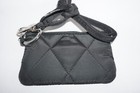 Vera Bradley Ultralight Zip Id Case And Lanyard Black Free Shipping Nwt