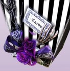 Steampunk beetlejuice wedding Money Box card Holder centerpiece gothic Dress