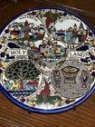 Porcelain Holy Land Israel Wall Plate 8 5    Souvenir Nazareth Bethlehem Jerusalem