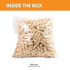Fastrack  9 Wine Corks 1000 Pack 15 16  X 1 1 2  Natural Cork Bottle Stoppers