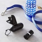 Pets First Durable Poop Bag Dispenser With Clip   Premium Dog Waste Bags