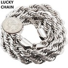 8 5  -33 316l Stainless Steel Solid Rope Chain Necklace Bracelet 9mm 35g-145g