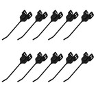 Ten  10  Lh Rubber Mounted Rake Teeth 10  Tine X 3 8  Holes X 1 8593  Yoke Rmt-3