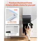 Uimoso Pet Door With Triple Magnetic Flaps And Durable Metal Frame For Dogs